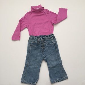 🌈GAP BABY GIRL JEANS IN A FADED WASH